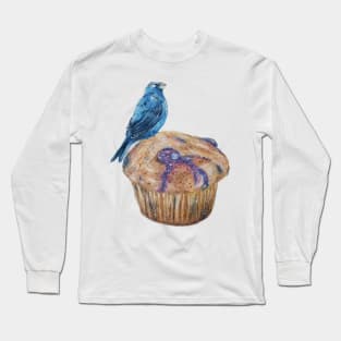 Indigo Blueberry Muffin Long Sleeve T-Shirt